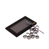 Large Black Empty Magnetic Makeup Z Palette with Depotting Spatula