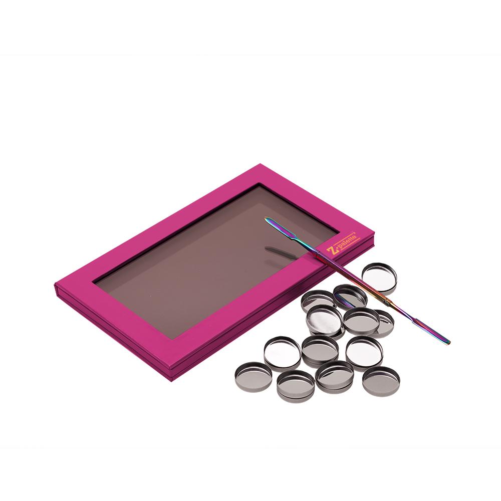 Large Black Empty Palette for Eyeshadows