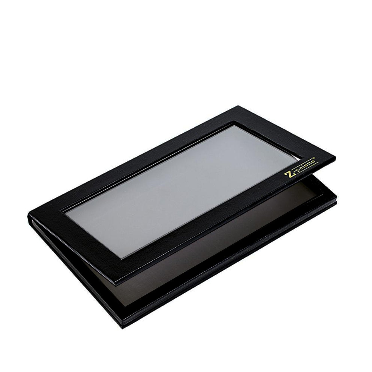 Large Black Empty Magnetic Z Palette with a Clear Window