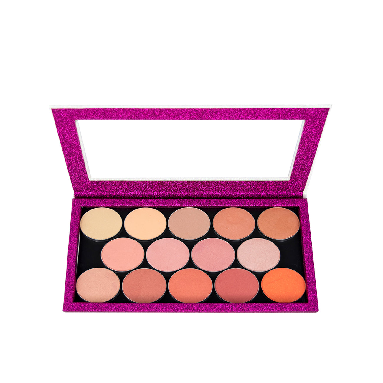 LARGE WHITE/ HOT PINK GLITTER Z PALETTE