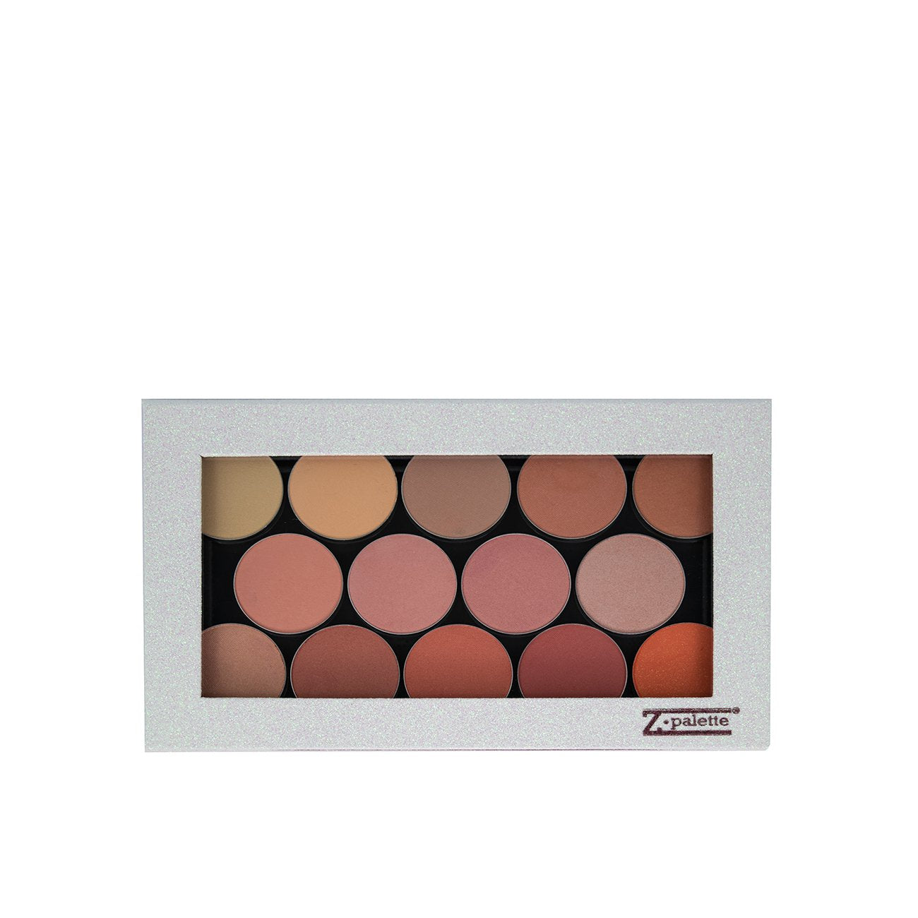 LARGE WHITE/ HOT PINK GLITTER Z PALETTE