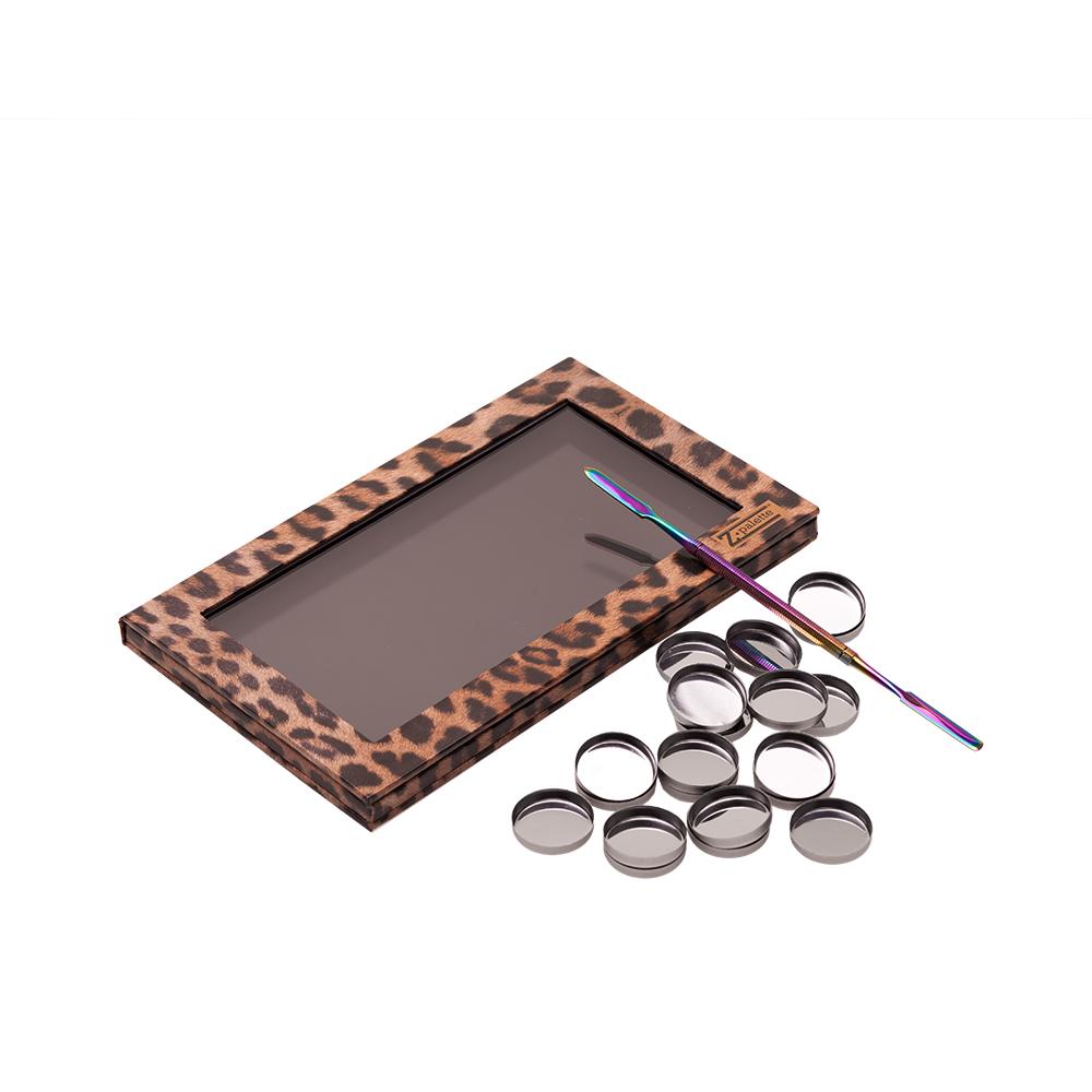 Large Black Empty Palette for Eyeshadows