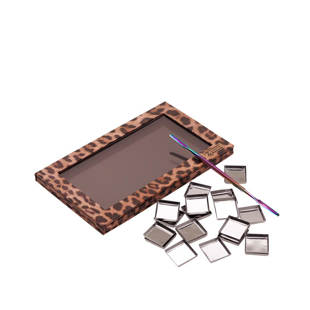 Large Black Empty Palette for Eyeshadows