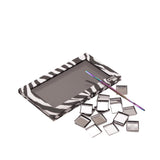 Large Black Empty Palette for Eyeshadows